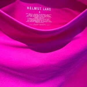 Helmut Lang Pink Top